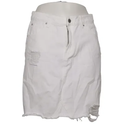 Jeanskjol (Vit) från Boohoo Tall