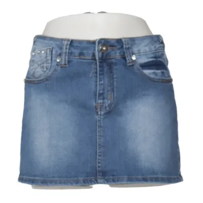 Jeanskjol (Blå) från Fashion Jeans Bomull, Elastan, Polyester