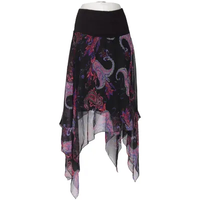 Skirt (Black, Multicolored) from Lascana Cotton, Polyester