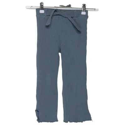 Wrap pants (Blue) from Zara Cotton, Elastane