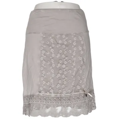 Skirt (Gray) from Tredy Cotton, Elastane, Polyester