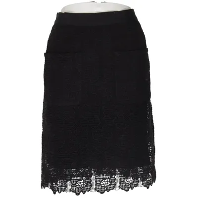 Skirt (Black) from Madame À Paris Acrylic, Cotton, Wool