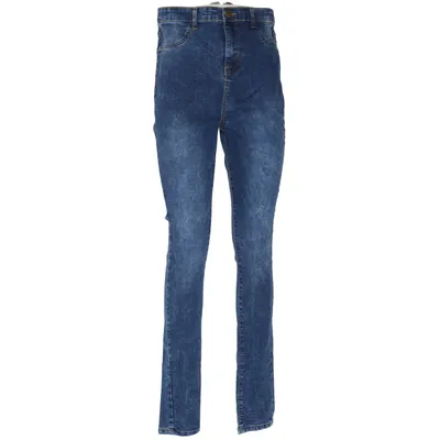 Jeans (Blå) från Boohoo Tall Bomull, Elastan, Polyester