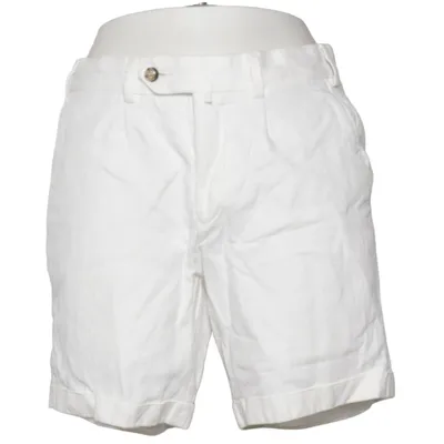 Korte broek (Wit) van Uno Piu Uno Katoen, Elastaan, Linnen, Polyester