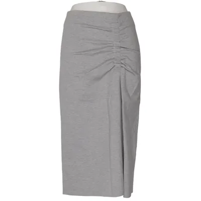 Jupe longue (Gris) de Tibi Élasthane, Polyamide, Viscose