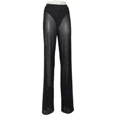 Pants (Black) from Jaded Rose Elastane, Polyester