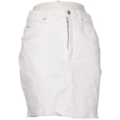 Jupe en jean (Blanc) de Calamity Jane's Coton, Élasthane