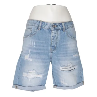 Denim shorts (Blauw) van Enos Katoen