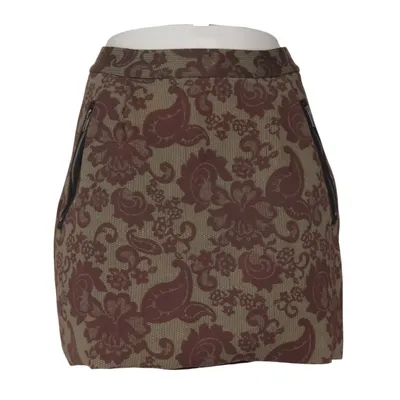Jupe (Marron, Beige) de Essentiel Antwerp Élasthane, Polyamide