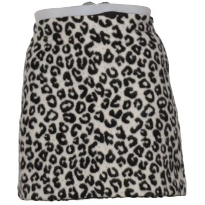 Jupe (Noir, Blanc) de Maje Acrylique, Coton, Polyester, Viscose, Laine