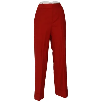 Kostymbyxor (Röd) från Massimo Dutti Elastan, Viskos, Ull