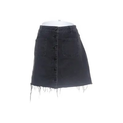 Spijkerrok (DNM/PKT BUTTON SKIRT BLACK) van Costes Denim Katoen