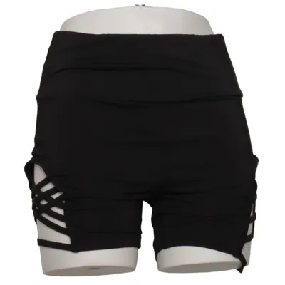 Sports shorts (Black) from Shein Elastane, Polyester