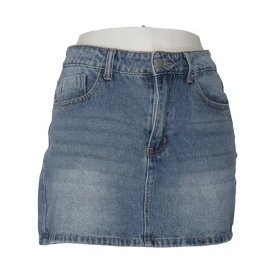Spijkerrok (Blauw) van Dazy Katoen, Polyester