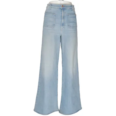Jeans (Blå) fra Mother Bomuld, Elastan, Modal, Polyester