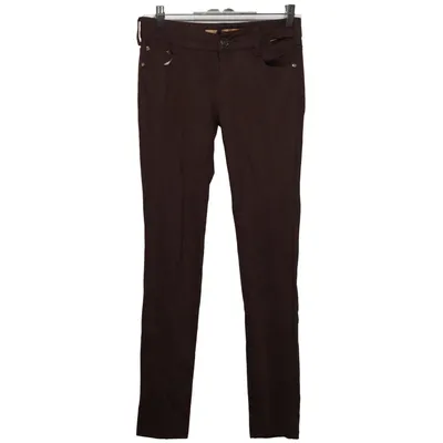 Jeans (Brun) fra Miss RJ Bomuld, Elastan, Polyester