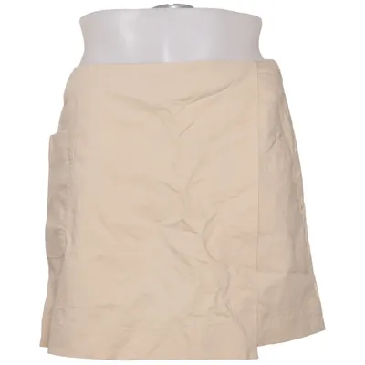 Skort (Beige) fra Uniqlo Linned, Polyester, Viscose