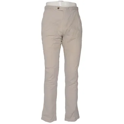 Chinos (Beige) from TESSUTI DI SONDRIO Cotton, Elastane