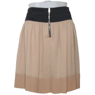 Rock (Beige, Schwarz) von Atos Lombardini Acetat, Polyester, Seide