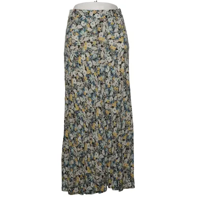 Långkjol (Svart, Gul, Blå) från Pull & Bear Viskos