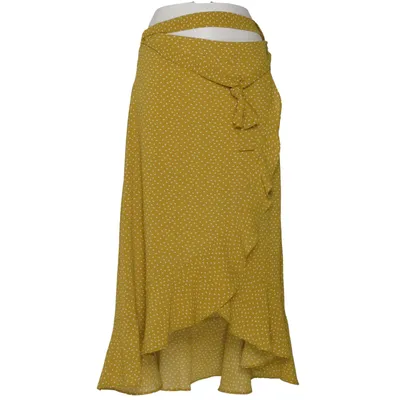 Maxi skirt (Yellow, White) from Sweewë Polyester