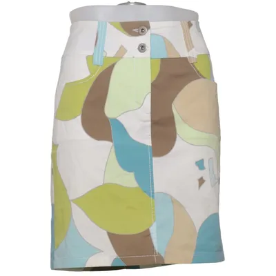 Jupe (Blanc, Vert, Bleu, Multicolore) de Orwell Coton, Élasthane
