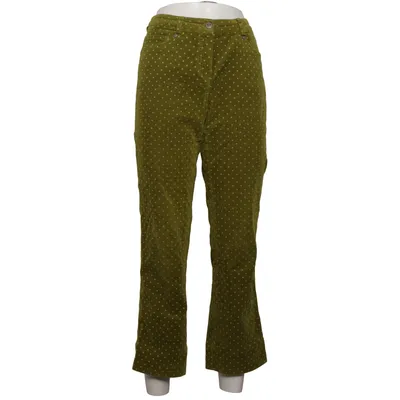 Corduroy pants (Green) from Deerberg Cotton, Elastane