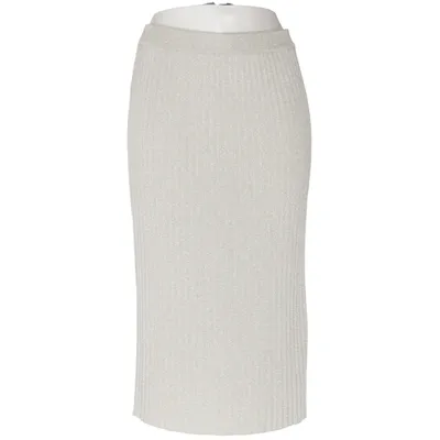 Långkjol (Silverfärgad) från Roberto Collina Polyester, Viskos