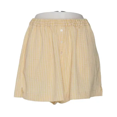 Pyjamasshorts (Gul, Vit) från ASOS Design Bomull, Elastan, Polyester