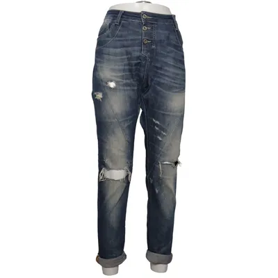 Jeans (Blå) från Please Bomull, Elastan