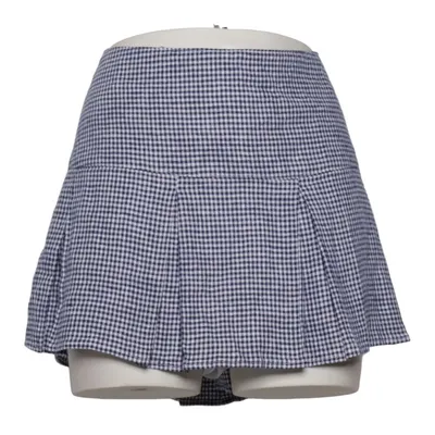Nederdel (Blå, Hvid) fra Hollister Linned, Polyester, Viscose
