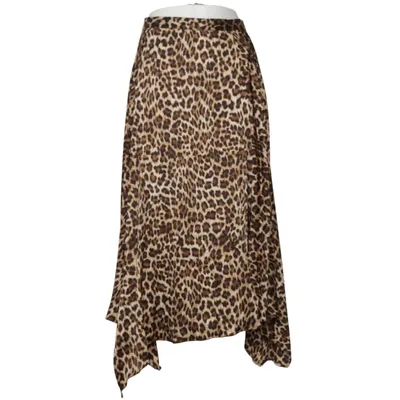 Jupe longue (Marron, Noir) de Zara Polyester