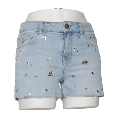 Short en jean (Bleu) de Hallhuber Coton, Élasthane