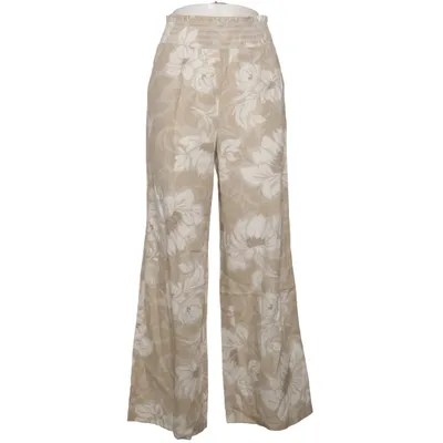 Palazzo pants (Beige, White) from Ellen Tracy Linen, Polyester, Viscose
