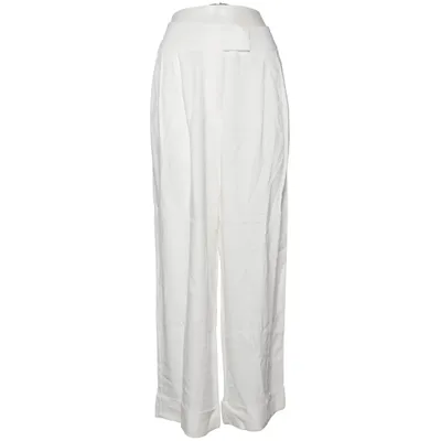 Pantalon patte d'éléphant (Blanc) de Peserico Élasthane, Viscose