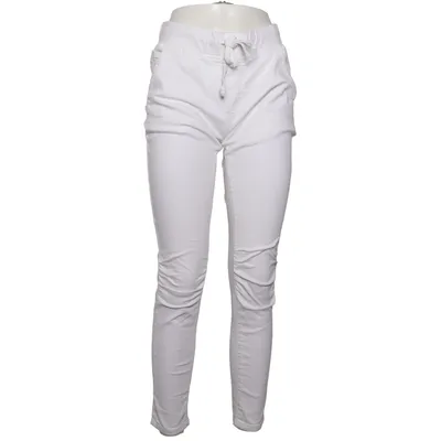 Jean (Blanc) de Hand Work Denim Coton, Élasthane