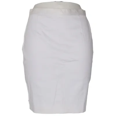 Jupe crayon (Blanc) de 3 Suisses Coton, Élasthane, Viscose