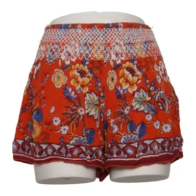 Shorts (Red, Multicolored) from Patrons of Peace Viscose