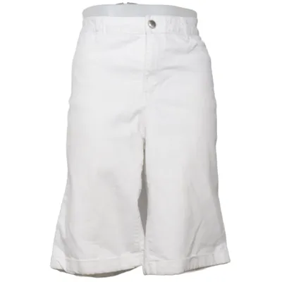 Denim shorts (White) from Christopher & Banks Cotton, Elastane, Polyester