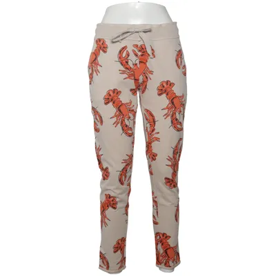 Pantalon de survêtement (Beige, Rouge) de Juvia Coton, Polyester