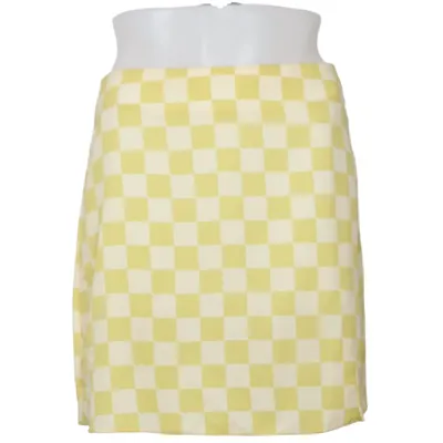 Nederdel (Gul, Hvid) fra Glamorous Care Genanvendt polyester