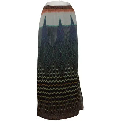 Maxi skirt (White, Black, Multicolored) from Maeve Polyester