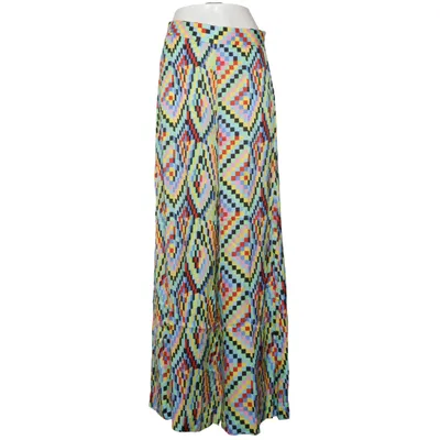 Pantalon patte d'éléphant (Multicolore) de Uterqüe Viscose