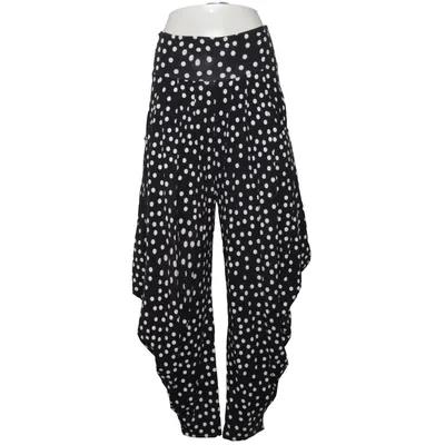 Harem pants (Black, White) from She's Crazy Elastane, Polyester, Viscose