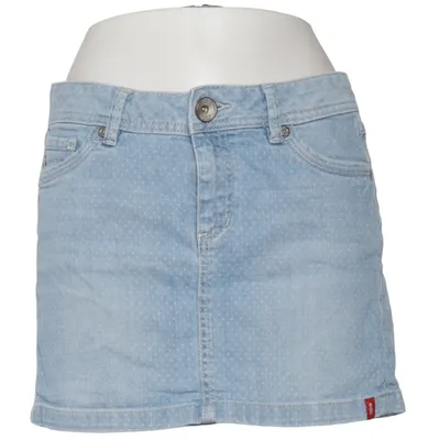 Jeansnederdel (Blå) fra Denim Bomuld, Elastan