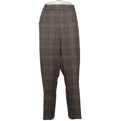 Suit pants (Brown, Multicolored) from H&M+ Polyester, Viscose, Elastane
