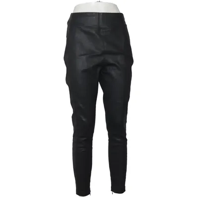 Leren broek (Zwart) van Drykorn Katoen, Elastaan