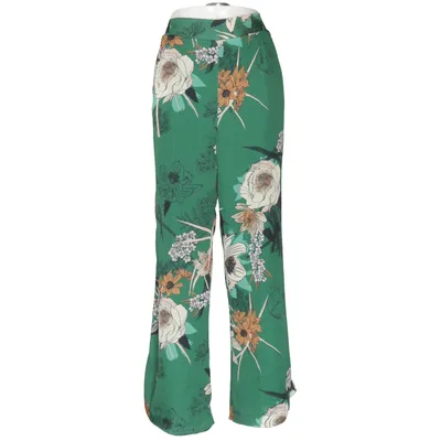 Palazzo pants (Green, Multicolored) from BSB Collection Polyester