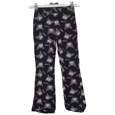 Broek (Zwart, Lila) van Sanrio Katoen, Elastaan