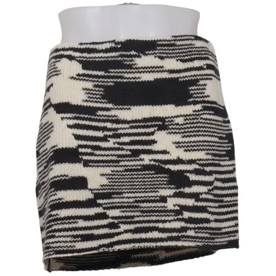 Nederdel (Sort, Hvid) fra Missoni Polyamid, Uld